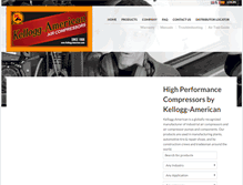 Tablet Screenshot of kellogg-american.com